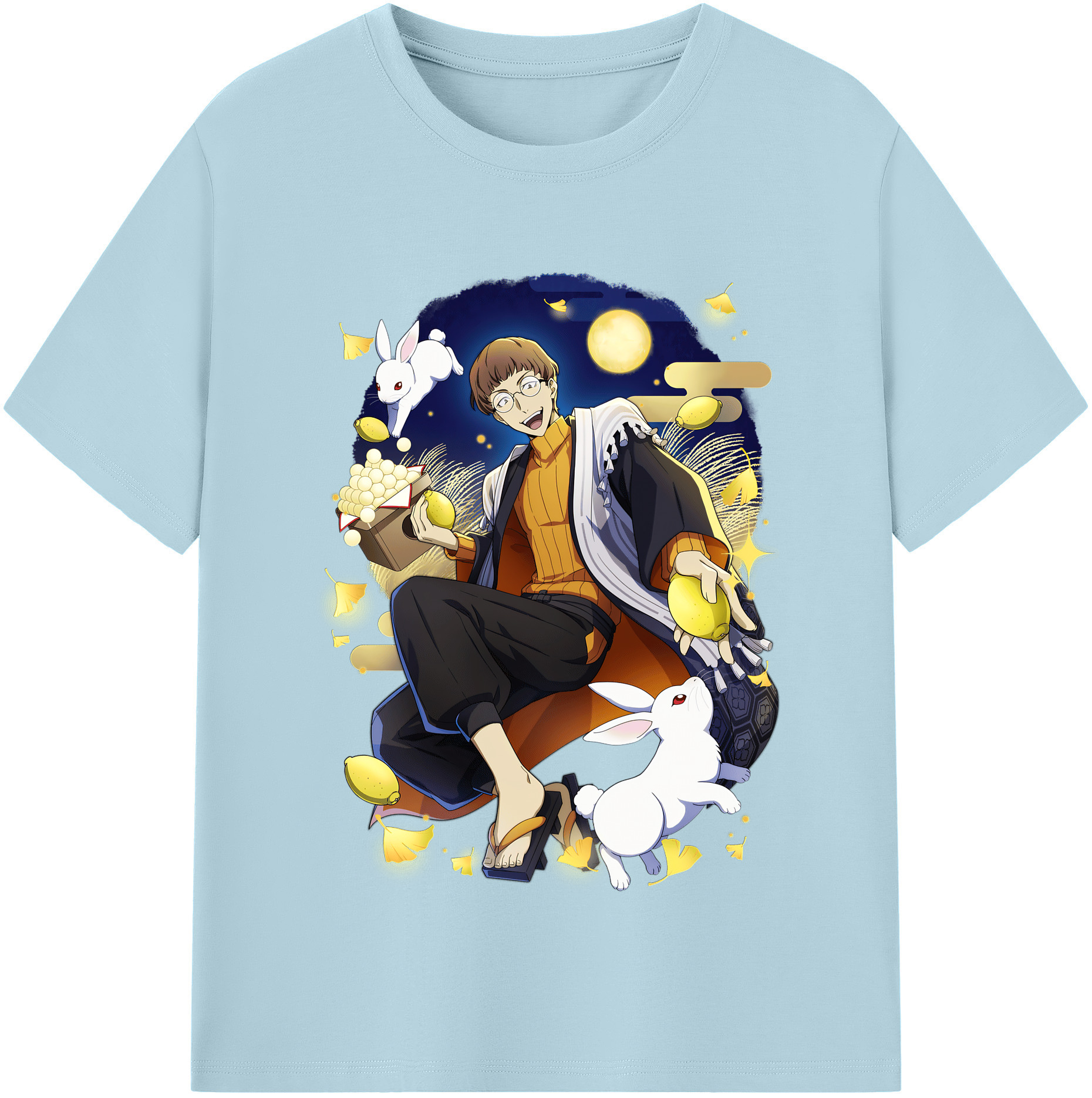 （画像用） 文豪ストレイドッグス Bungo Stray Dogs 綿100％半袖Tシャツ（フロントプリント）